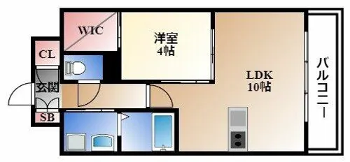 プレサンス丸の内レジデンス【7階】の間取り