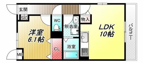 インペリアルライフ【2階】の間取り