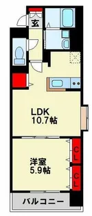 グレンドーラ【4階】の間取り