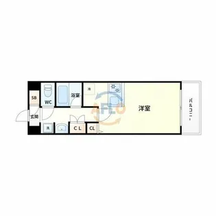 ステュディオ・パレ【3階】の間取り