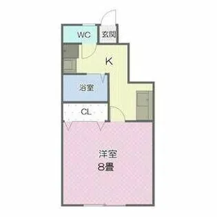 カルディア【1階】の間取り