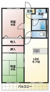 エバードリーム【1階】の間取り