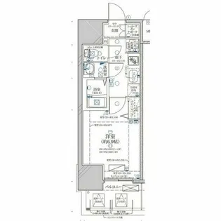 ディアレイシャス浅間町III【3階】の間取り