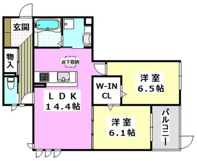 SESSHU寿恵之橋(セッシュウスエノハシ)【1階】の間取り