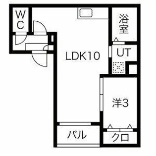 Warren shibataⅠ【2階】の間取り