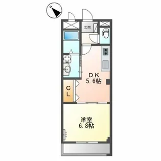 メゾン・サンフィット【1階】の間取り