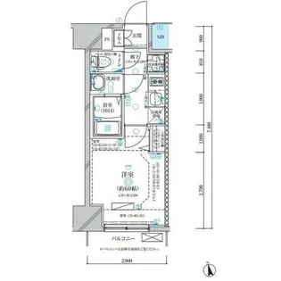 ディアレイシャス名古屋浄心【12階】の間取り