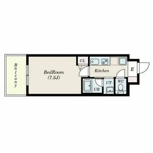 CITY SPIRE 名古屋本陣【5階】の間取り