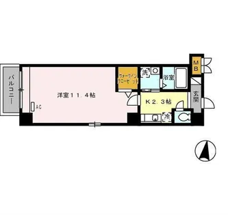 K Azur【5階】の間取り