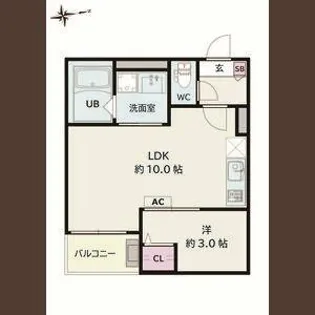 Jack korakuⅡ【1階】の間取り