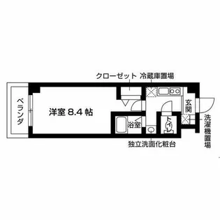 ベルフローラ白鳥【2階】の間取り