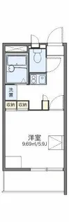 レオパレスふじ【3階】の間取り