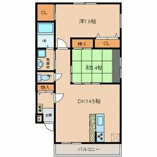 フォレスト泉【202号室】の間取り