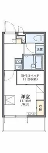 レオパレス寺地【3階】の間取り