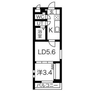 アルビレオ【203号室】の間取り