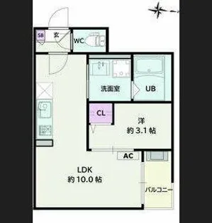 Jack shinkaiⅣ【3階】の間取り