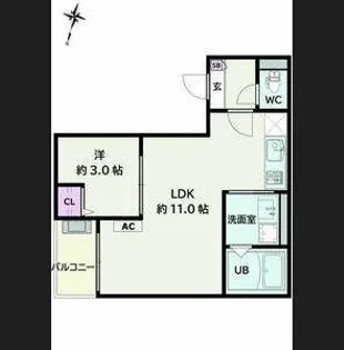 Jack hommachiⅣ【1階】の間取り