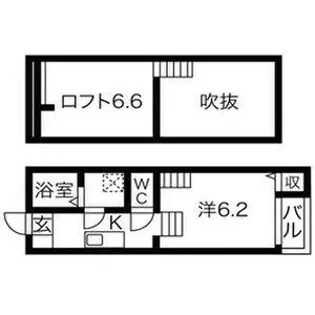 La Speranza神宮西【205号室】の間取り
