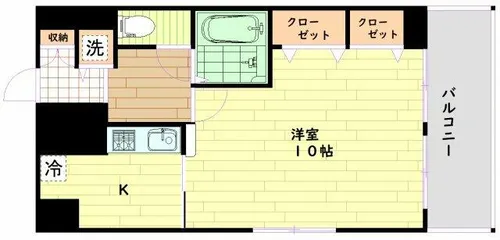大阪府大阪市浪速区下寺1丁目【マンション】の間取り