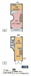 CuRVA【2階】の間取り