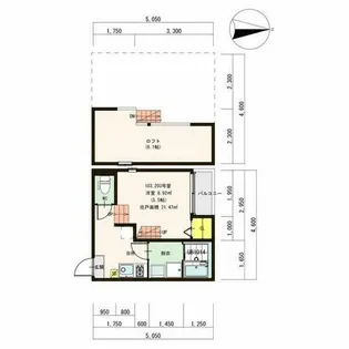 La luce桜本町【1階】の間取り