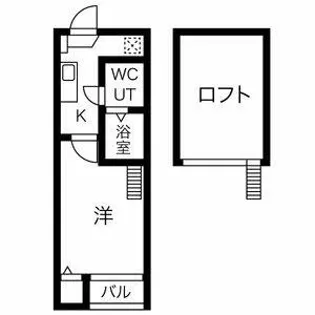 ペルカルロ白龍町【2階】の間取り