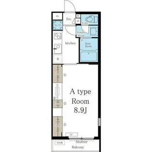 リブリ・la milonga【1階】の間取り