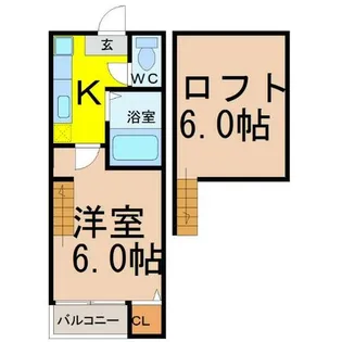 Loft4千種【2階】の間取り