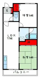 久宝寺西田マンション【1階】の間取り