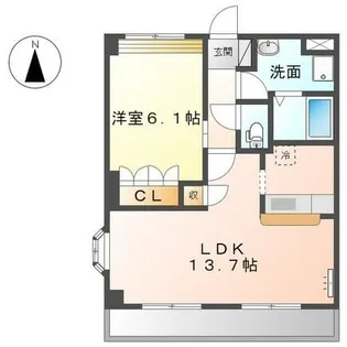シトラス ユノス【2階】の間取り