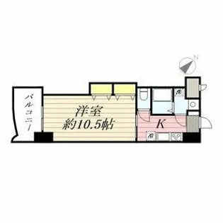 ロイヤル博多駅前【1406号室】の間取り