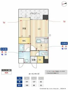 パグーロ城西【501号室】の間取り