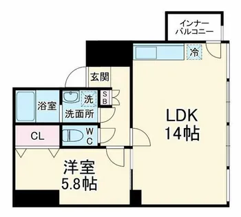 ハイツNEXT【2階】の間取り