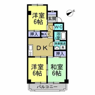 MAISON SAKAE【505号室】の間取り