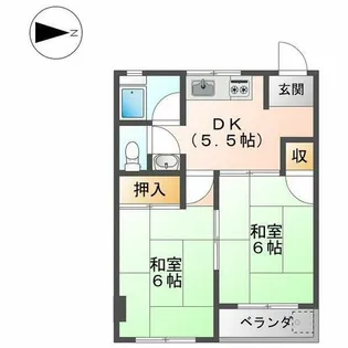 アネックス中丸【303号室】の間取り