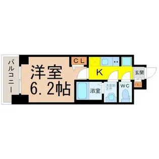 プレサンス名駅南エディフィス【12階】の間取り