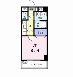 ベル フルール エヌ・エス【1階】の間取り
