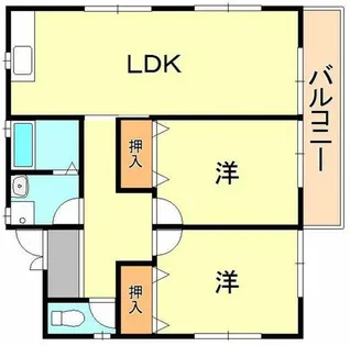 ECハイツ【3階】の間取り