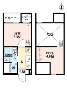 CozyHouse清水(コージーハウス清水)【1階】の間取り