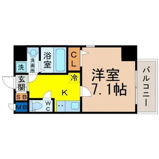 Z・R名駅【6階】の間取り