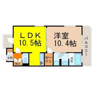 さくらHills名駅NORTH【4階】の間取り