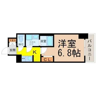 S-RESIDENCE鶴舞駅前【8階】の間取り