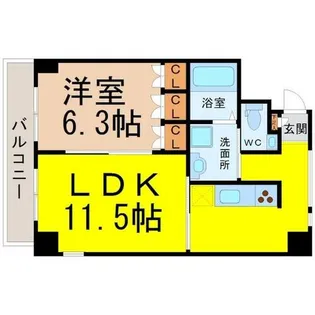 TACHIBANA BOX24【6階】の間取り