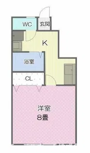 カルディア【1階】の間取り