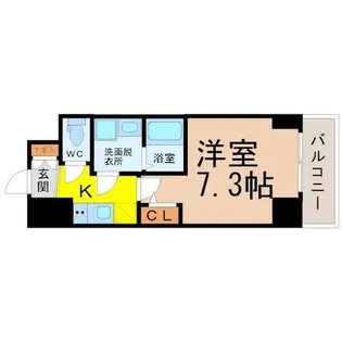 エスリード大須アヴェニュー【13階】の間取り