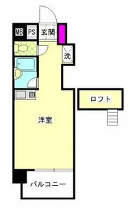 ロマネスク南天神【1103号室】の間取り