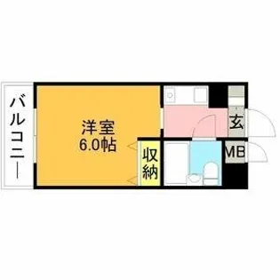 メゾン・ド・天神【901号室】の間取り