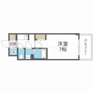 S-RESIDENCE難波大国町Uno【10階】の間取り