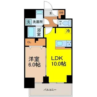 RICHED’OR古出来【11階】の間取り