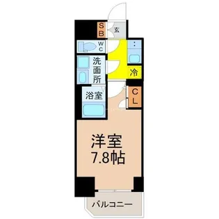 S-RESIDENCE葵【6階】の間取り